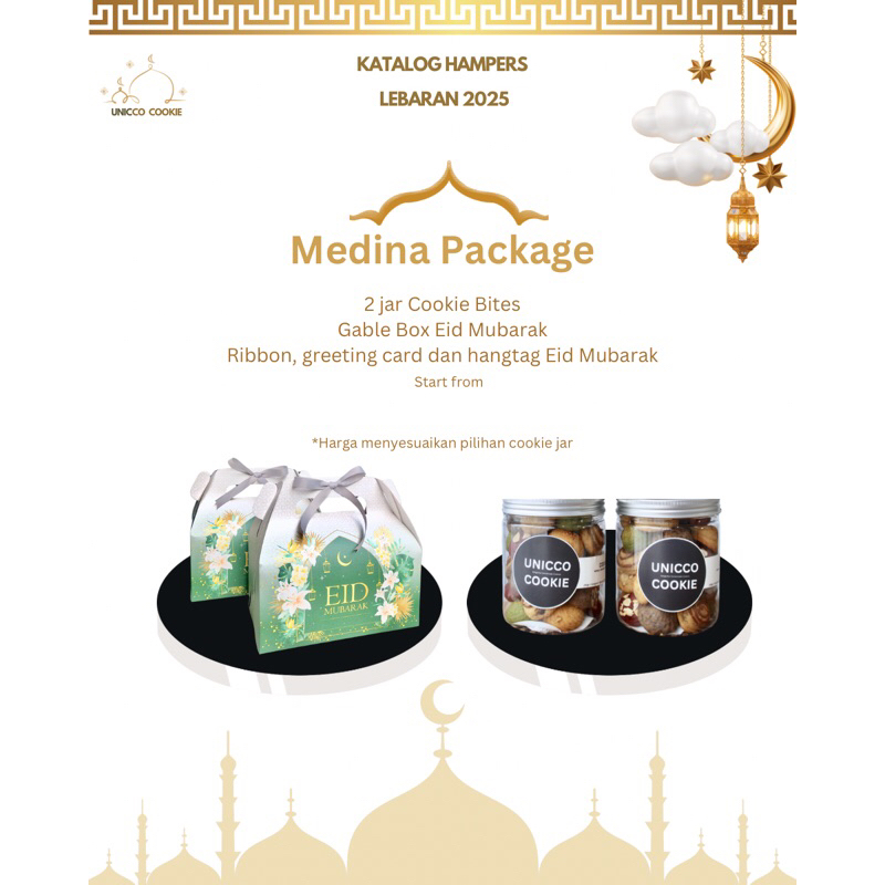 

UNICCO COOKIE - HAMPERS SOFT COOKIE - MEDINA PACKAGE