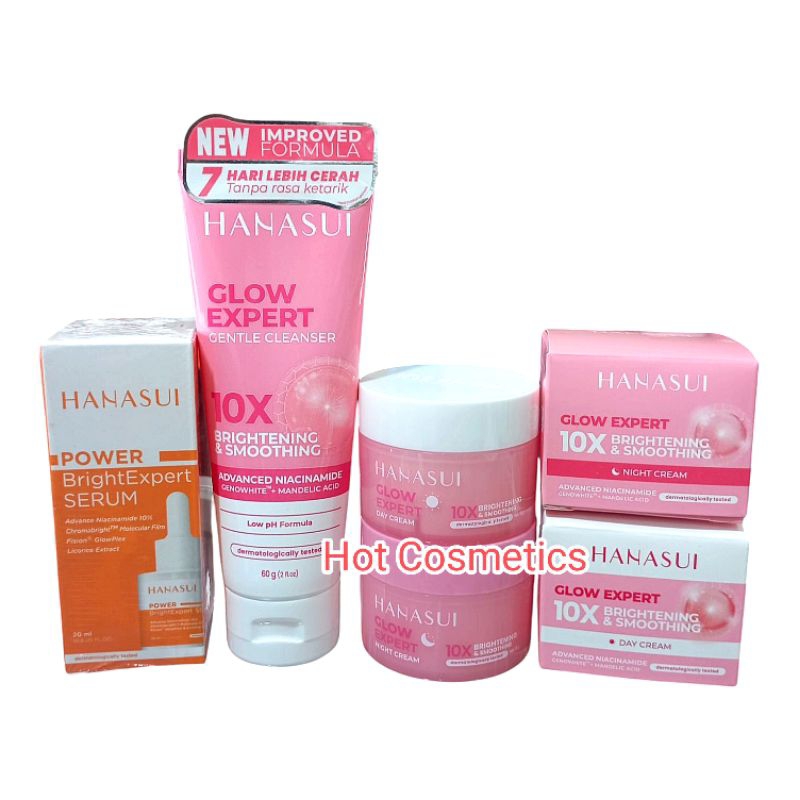 Paket Hanasui Skincare Glowing Terbaru Original BPOM