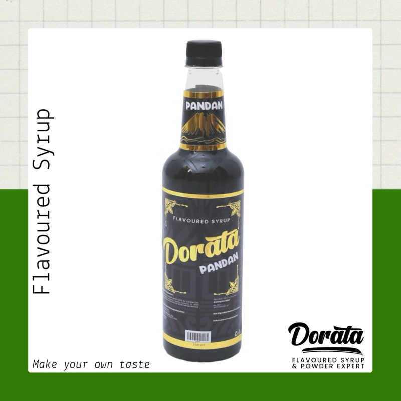 

Syrup Pandan Dorata 750 ml - Sirup Dorata Rasa Pandan Premium