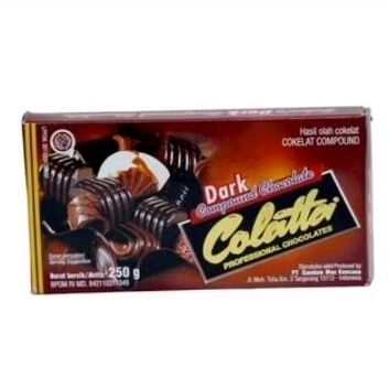 

Colatta dark Chocolate compound 250 gr
