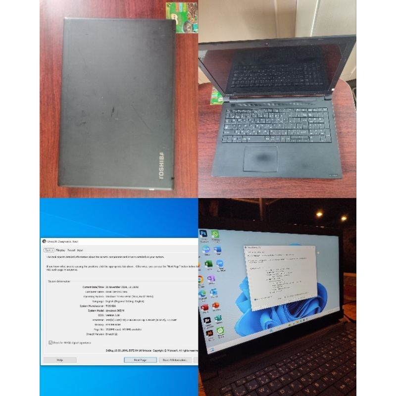 Laptop Second Toshiba Dynabook B65 intel Core i7 Gen8