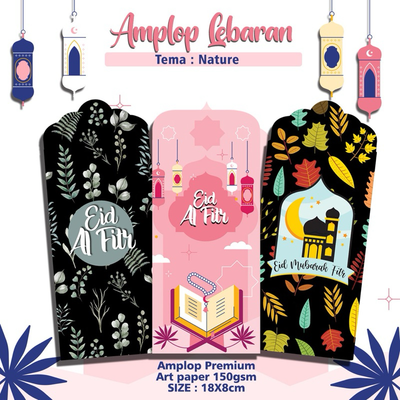 

[10pcs] Amplop Premium Hari Raya | Size Besar | Lebaran Idul Fitri 2025 Unik Lucu Estetik