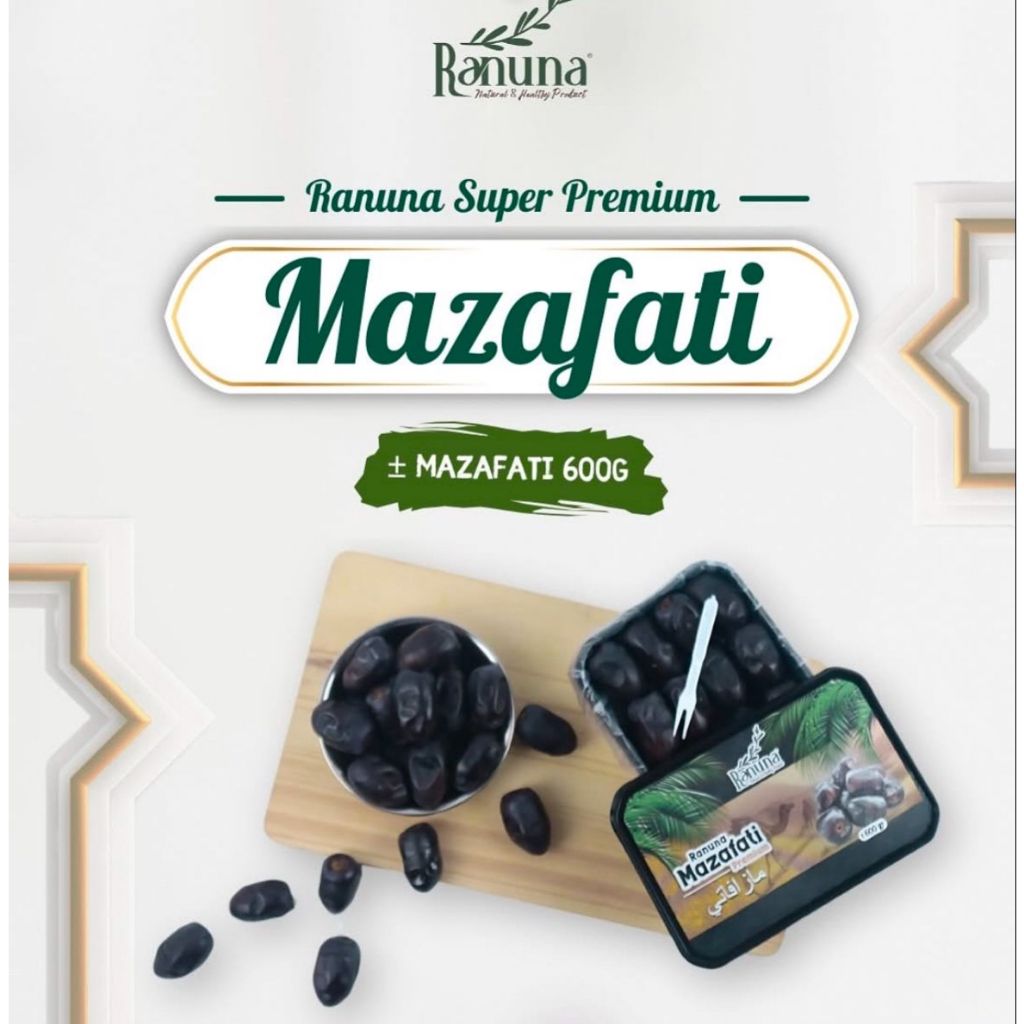 

KURMA BAM MAZAFATI 625gr anggur korma mozafati premium dates madu lembut iran