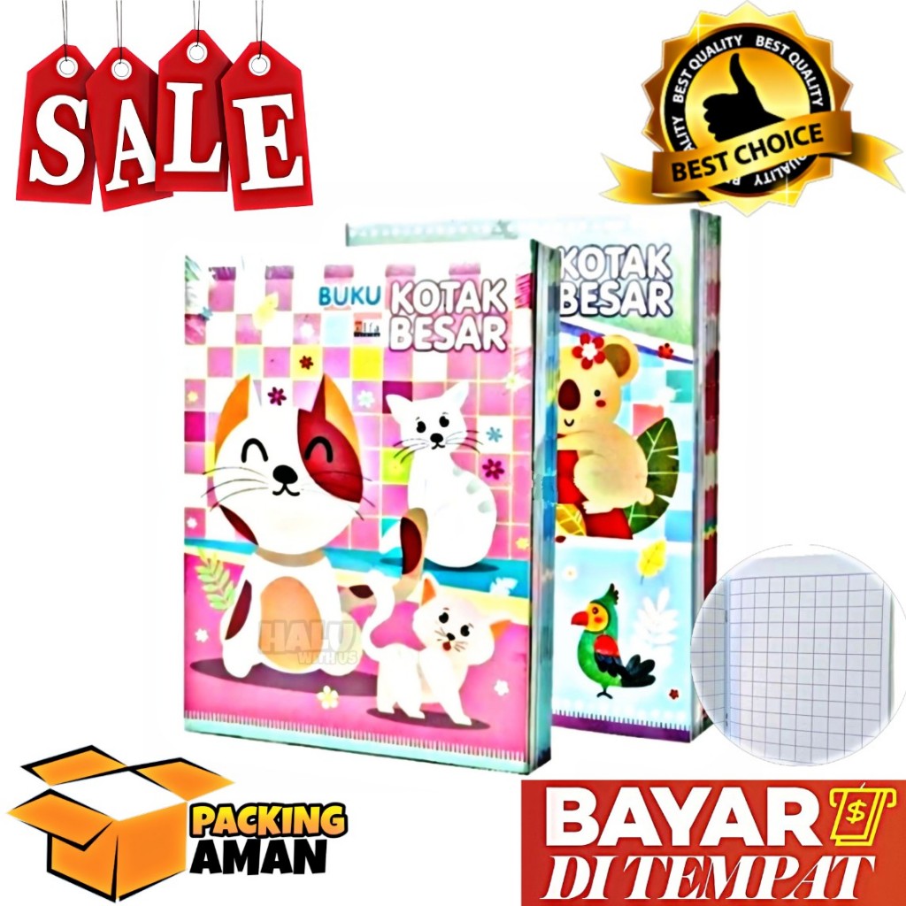 

(BISA COD) PROMO 1 Pcs Buku Tulis Kotak Besar Alfa 38 Lembar / Buku Tulis Mandarin / Buku Tulis Matematika / Buku Tulis Jepang