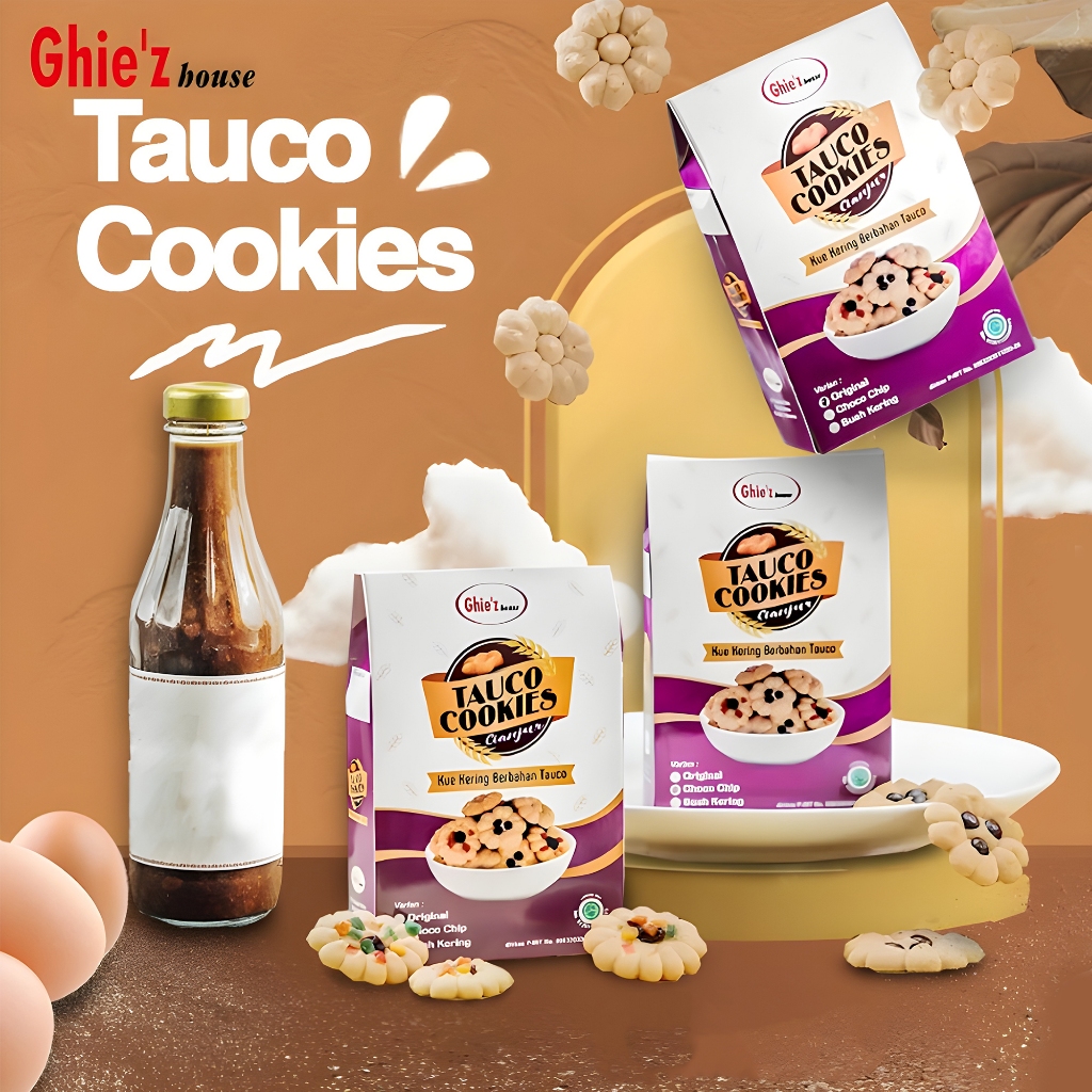 

Tauco Cookies 80g | Kue Lebaran Unik | Sudah Diliput di berbagai acara TV | Kue Kering | Nastar dll.