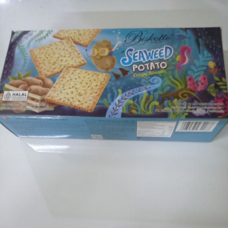 

BISKOTTO SEAWEED POTATO CRISPY BISCUITS 160GR