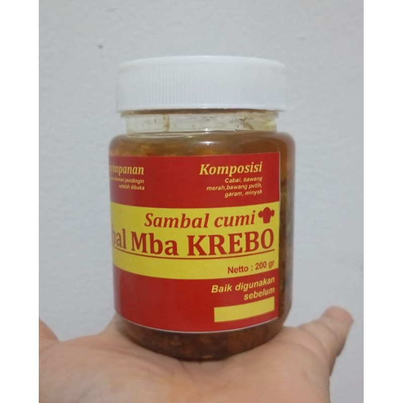 

Sambal cumi krebo