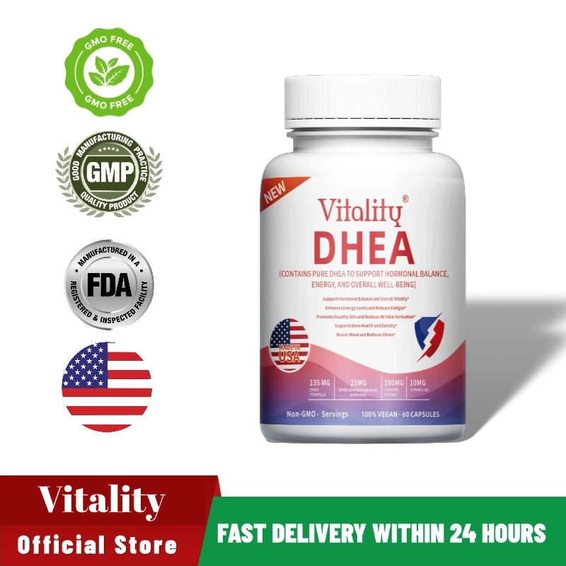 DHEA Kapsul, 135mg, Menjaga Kesehatan Kulit, Mengurangi Keriput, Meningkatkan Elastisitas