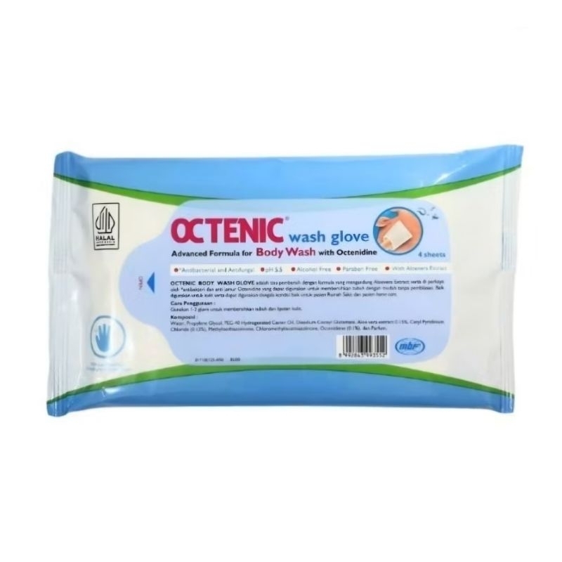 OCTENIC Wash Glove Body Wash Disposable