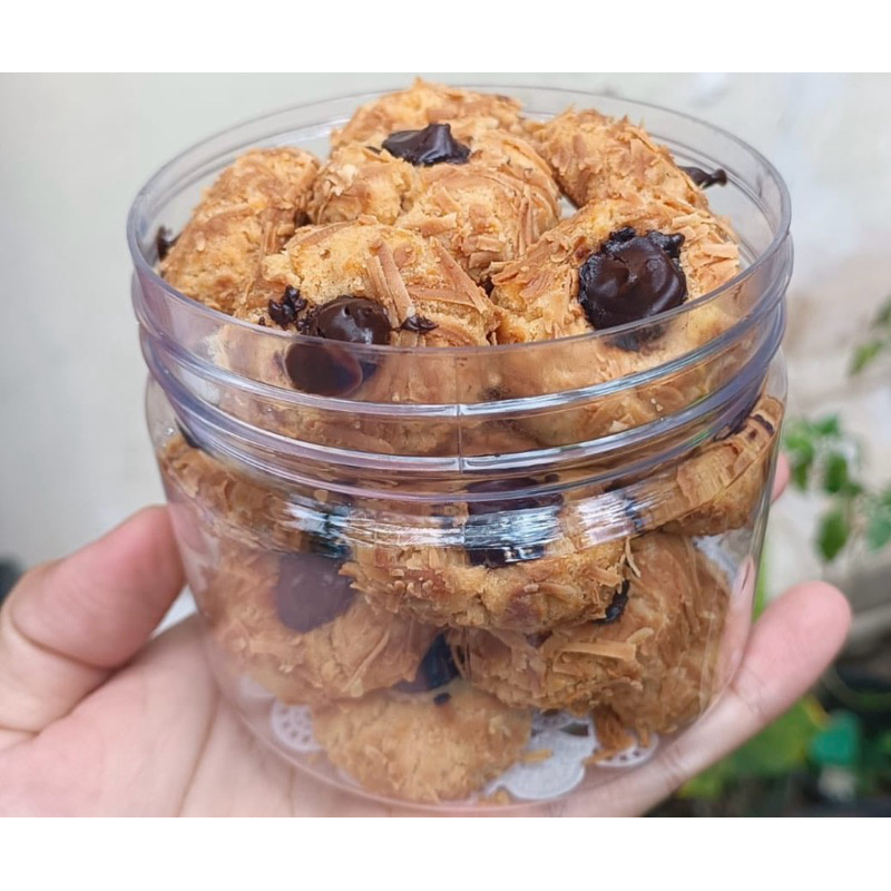 

Kue kering homemade thumbprint cokelat / choco