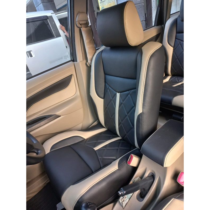 Sarung jok mobil calya bahan ferari