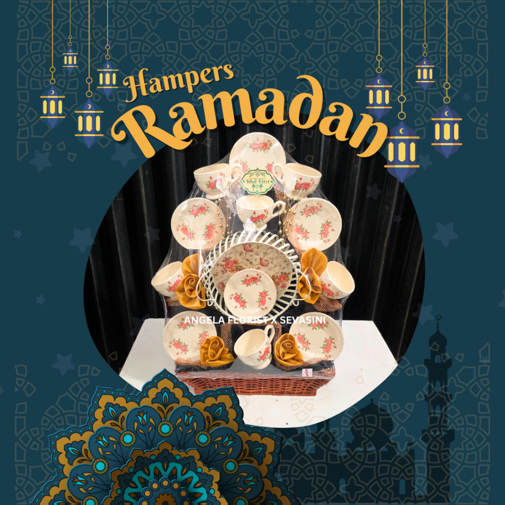 [100% Garansi] Parcel Tea Set Mewah Mix - Parcel Pecah Belah - Parcel Lebaran