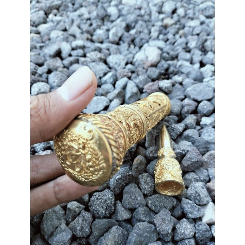 ornamen tongkat komando Wesi kuning TNI Al