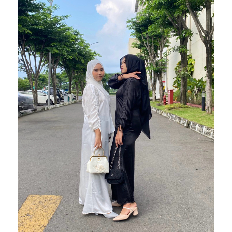 Silk Long Dress Slim Dress Serut Dress Kondangan Lebaran