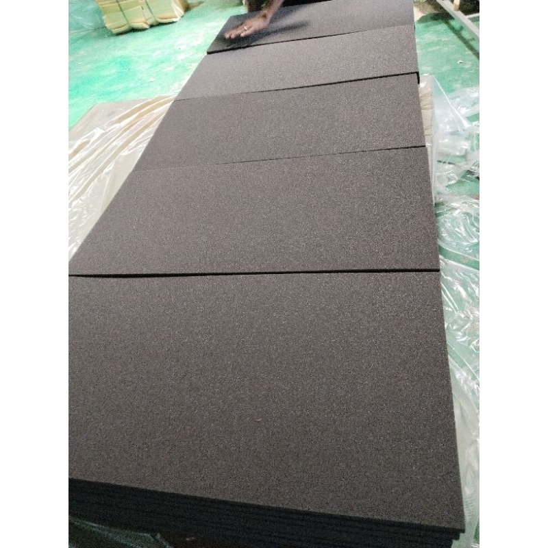 busa alas gosok/busa setrika busa hitam ukuran 100x50x3cm