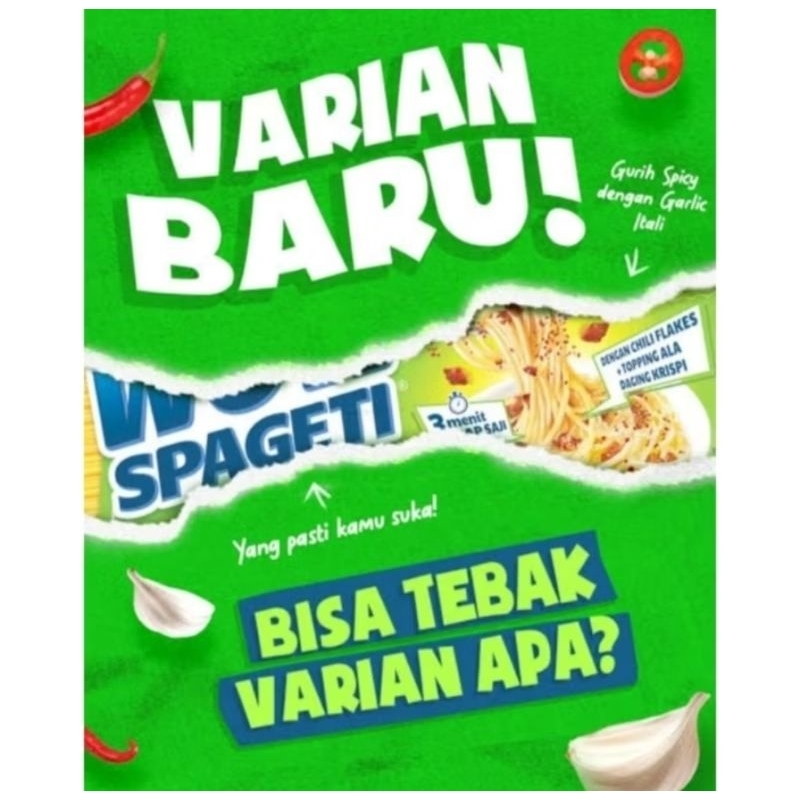 

Wow spageti Oglio Olio isi 40pcs/karton