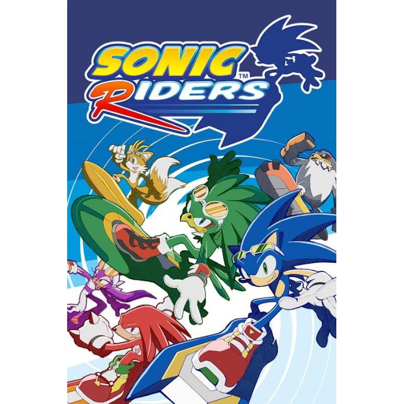 KASET GAME PS 2 SONIC RIDERS