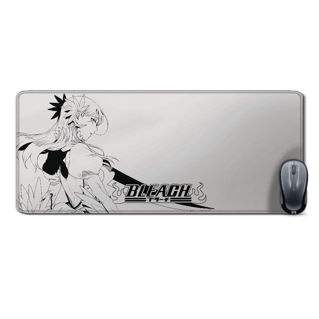 Deskmat mousepad extended anime ORIHIME INOUE SIDE BACK BW-BLEACHmaterial Rubber
