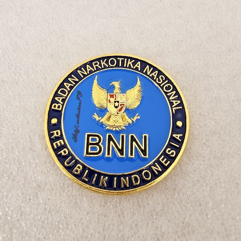 Pin BNN Kuningan Magnet Pin BNN Magnet