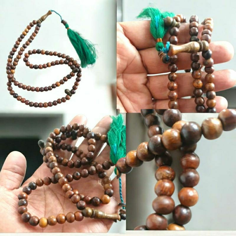 Tasbih Gaharu Tasbih isi 99 Asli Kalimantan 100% jaminan