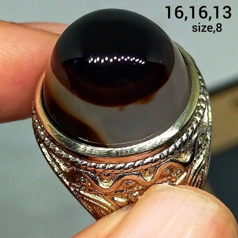 Batu akik asli yaman puser antik top hq natural (asli alam)