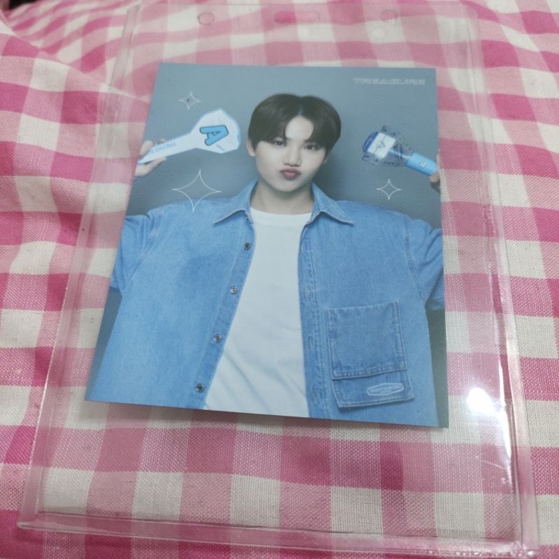 Photocard Treasure Junkyu Lightstick kpop idol boygroup