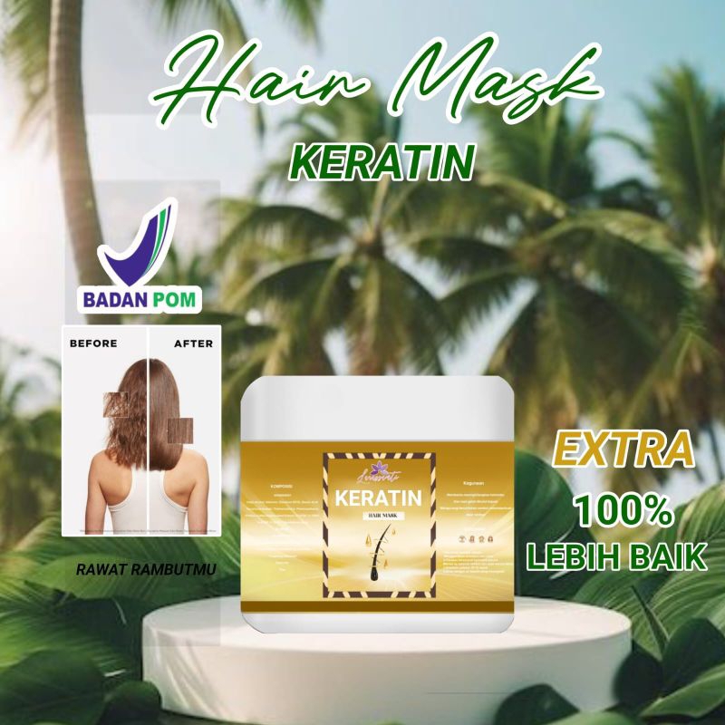 HAIR SMOOTHING KERATINE 300g Tanpa catok