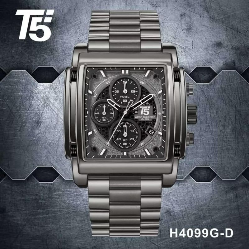 T5 Rantai Crono Aktif Original Water Resist