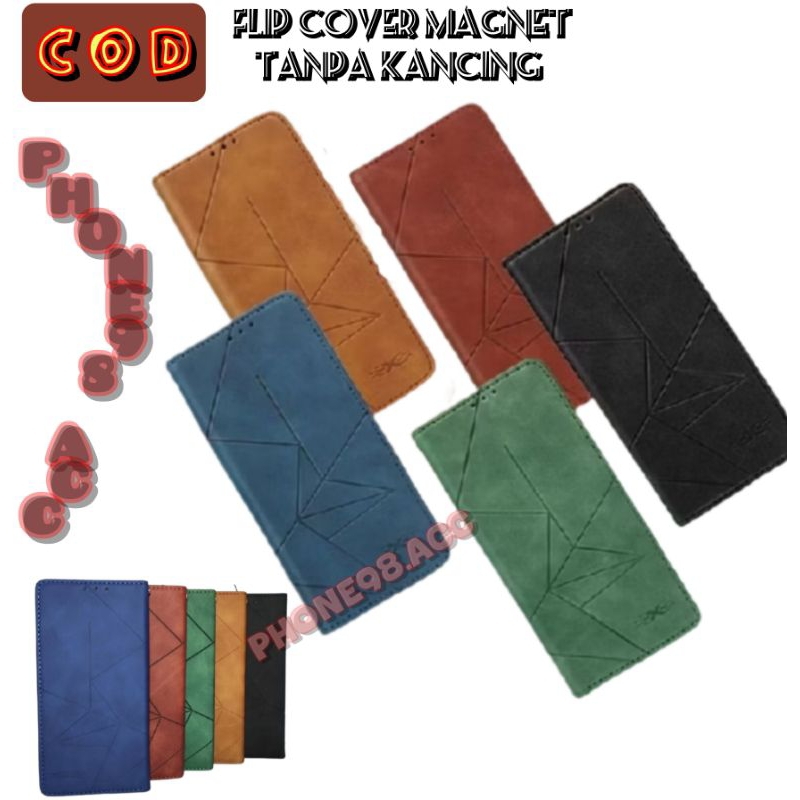 casing dompet magnetik Oppo A78 5g/A92/A94/A95/A96/A98 new