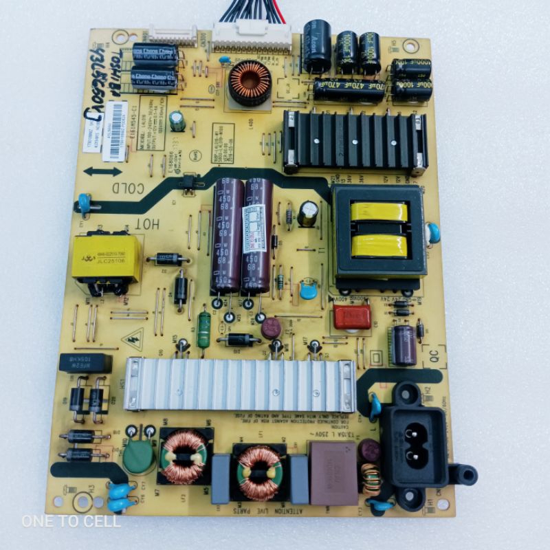 psu tv toshiba 43l5650vj - power suplai tv toshiba 43l5650vj - regulator tv toshiba 43l5650vj