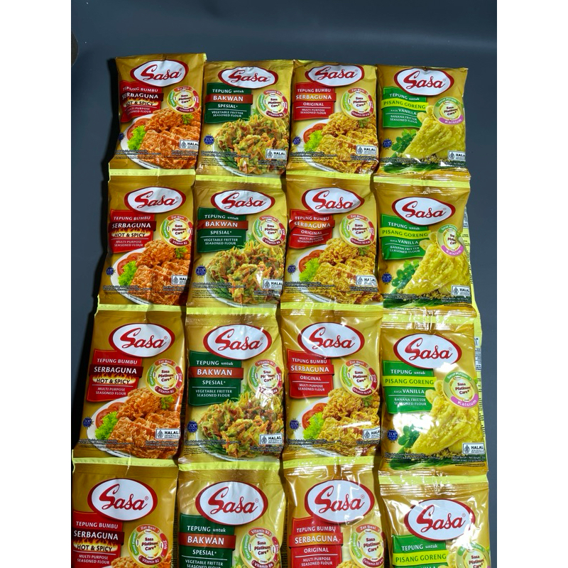 

Tepung Sasa Renceng 5pcs ( 70gr ) Tepung Sasa Bumbu Dapur Tepung Sasa Renceng