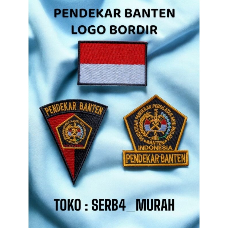 LOGO BORDIR PENDEKAR BANTEN 1SET LOGO bet,atribut,accesoris fashion,emblem bordir