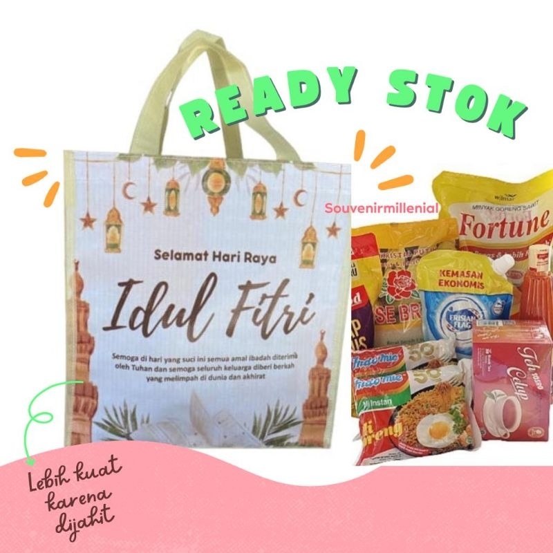

Tas Lebaran idul Fitri murah hampers kekinian goodie bag sembako murah Promo