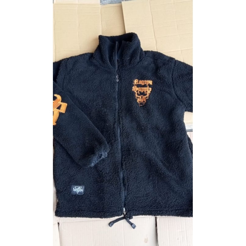 jaket sherpa bulu domba asli second