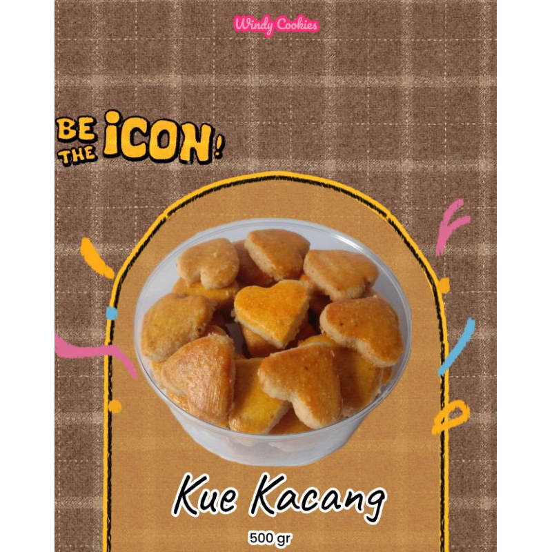 

Kue Kacang gurih nikmat toples 500 gram