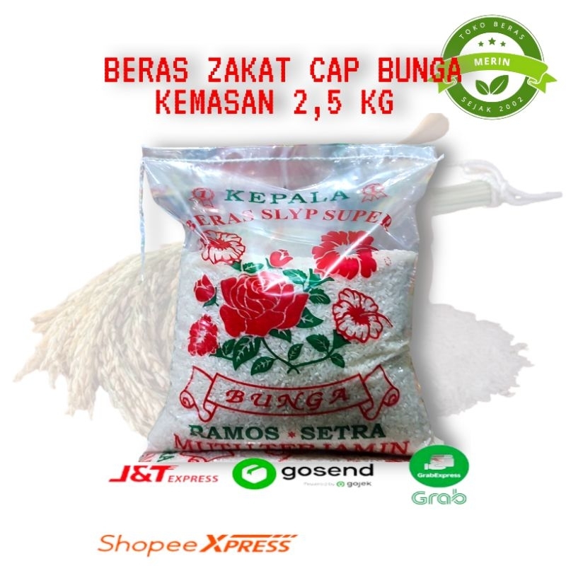 

Beras Zakat Fitrah Kemasan 2,5KG Super Slyp