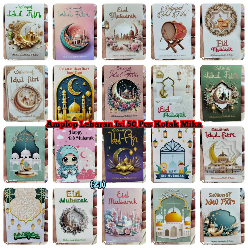 

AMPLOP LEBARAN KEMASAN MIKA ISI 50PCS