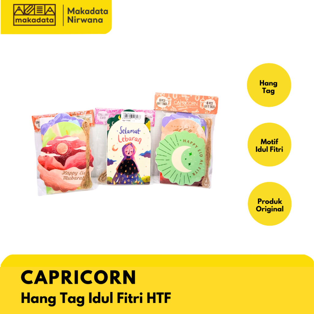 

CAPRICORN HANG TAG/TAG IDUL FITRI (1 PACK)