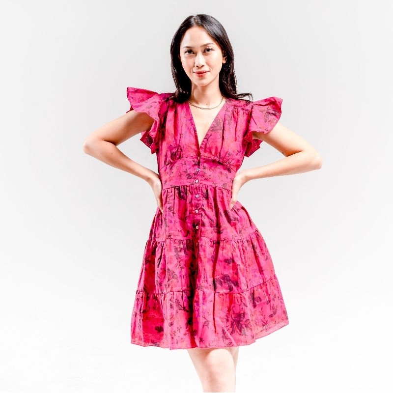 Almira Linen Dress Midi Dress Linen