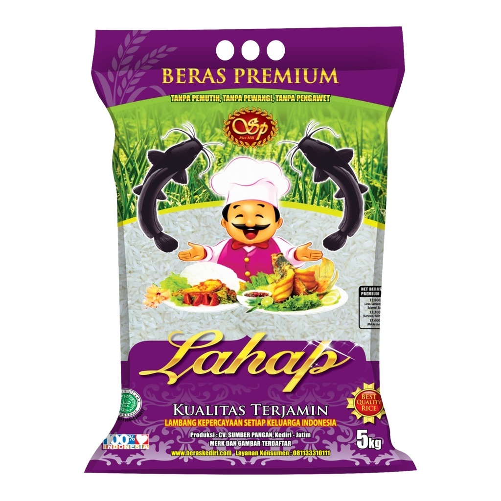 

Beras Lahap Lele 5Kg