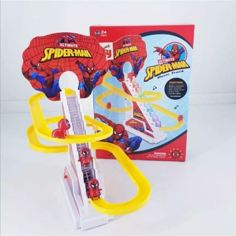 .mainan anak slide/tangga seluncuran karakter spiderman