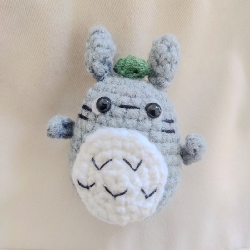 Karakter Ghibli/ Totoro Doll/ Ghibli keychain/ Amigurumi/ Boneka totoro/ Totoro keychain/ Gantungan 