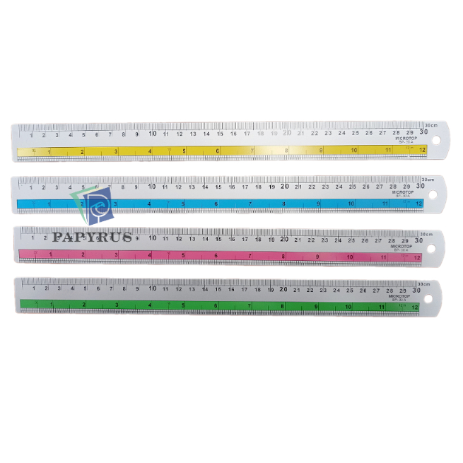 

RULER / GARISAN /PENGGARIS / PENGGARIS ALUMINIUM / PENGGARIS ALUMINIUM MICROTOP 30 CM