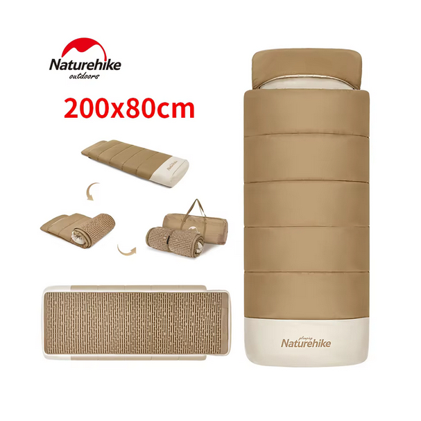 NATUREHIKE CNH22SD006 2IN1SLEEPING BAG + IXPE SLEEPING PAD