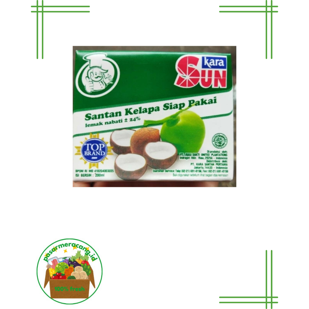 

Sun Kara Santan Kelapa 65ml dan 200 ml