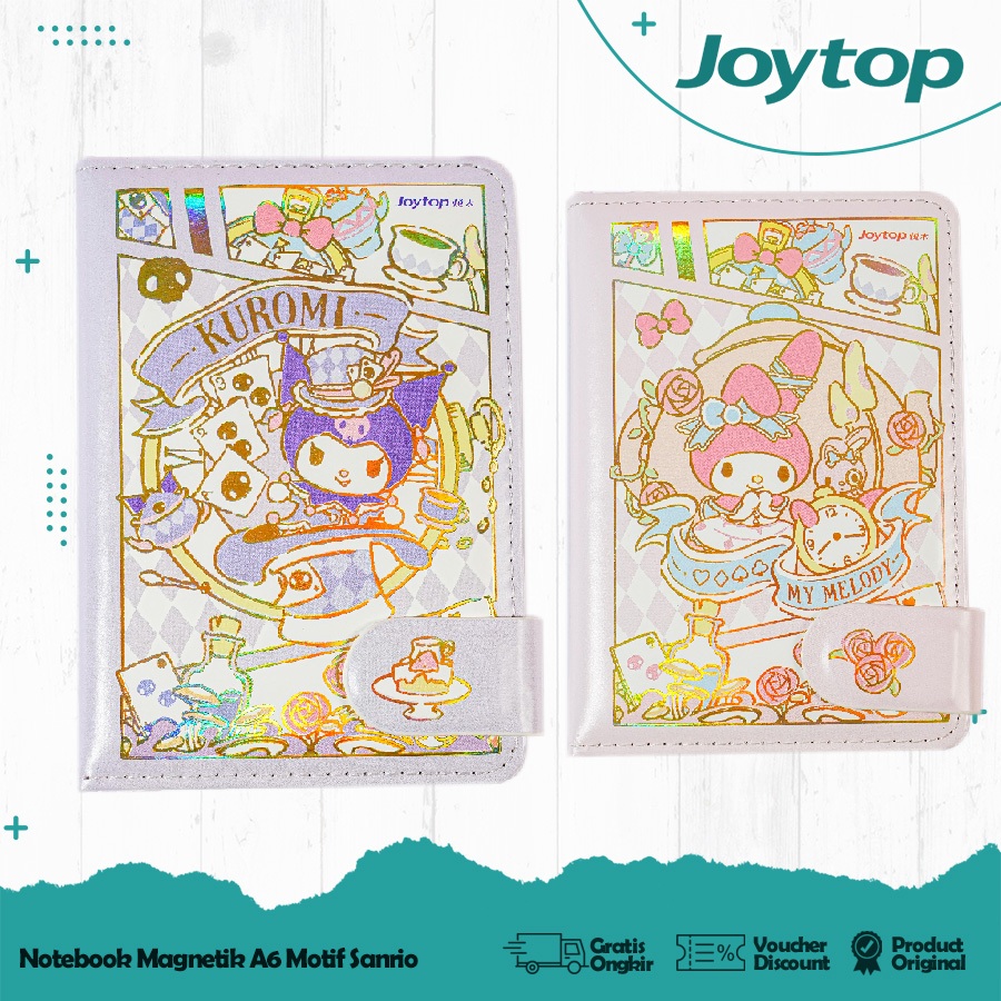 

JOYTOP Notebook Magnetic A6 Cute/ Buku Catatan Jurnal Diary Kuromi Cinnamorol