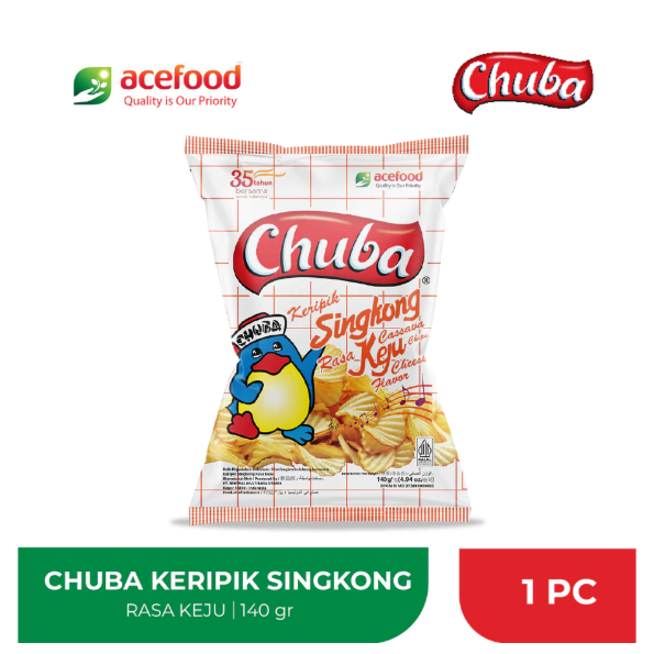 

Chuba Keripik Singkong 140 Gr Rasa Keju