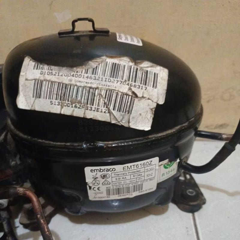 KOMPRESOR 1/4 PK ORI  HITACHI, EMBRACO ,KULTRON  DAN NIHONG #COMPRESSOR FREZER / KULKAS/SHOWCASE  # 
