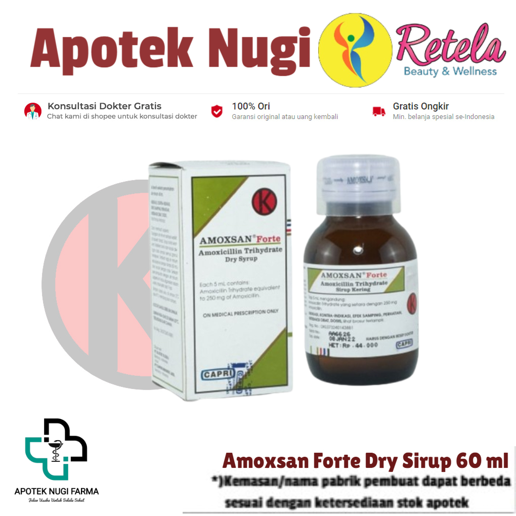 Amoxsan Forte Dry Sirup 60 ml
