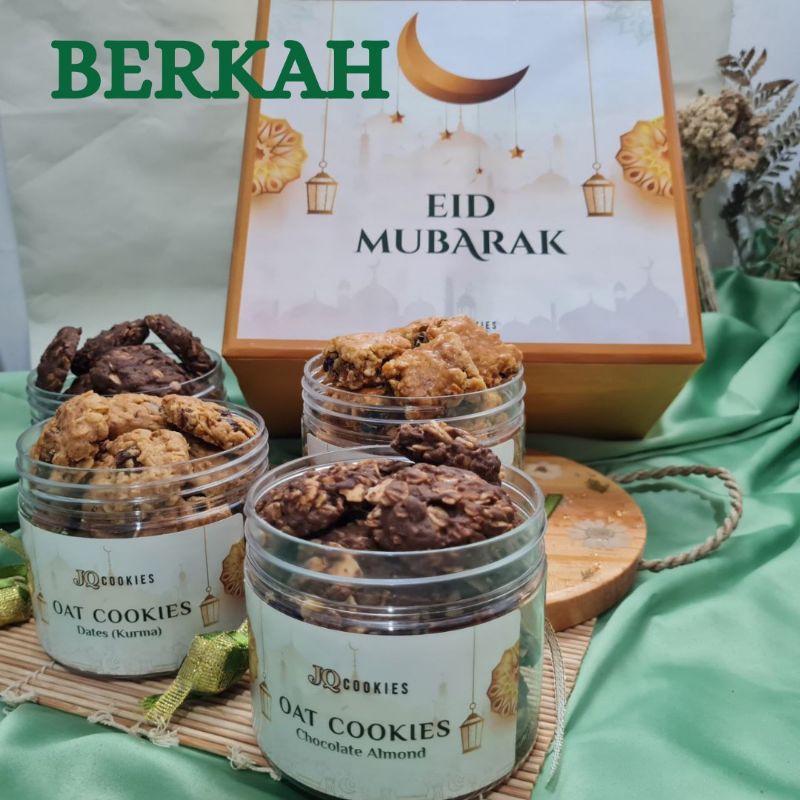 

Hampers Lebaran / Hampers Idul Fitri / Parcel Lebaran / Parcel Ramadhan / Eid Hampers Oat Cookies PAKET Berkah
